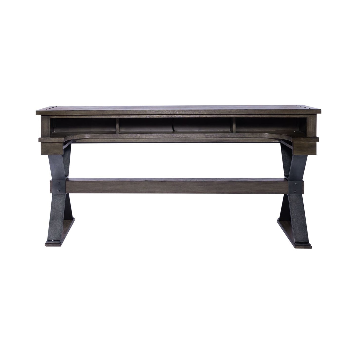 Sonoma Road - Console Bar Table - Weathered Beaten Bark