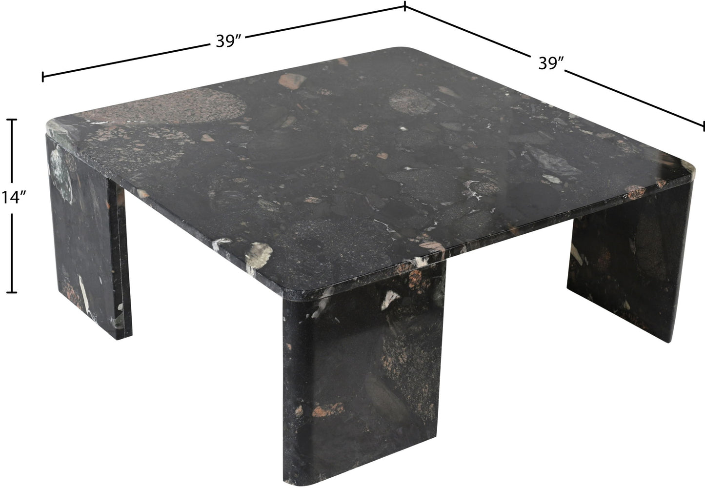 Livorno - Coffee Table - Stone