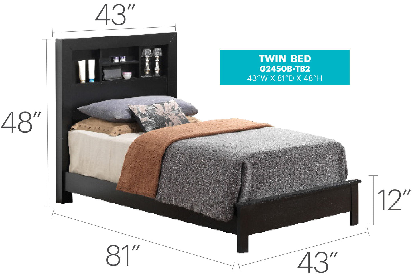 Glory Furniture - Burlington - Bed