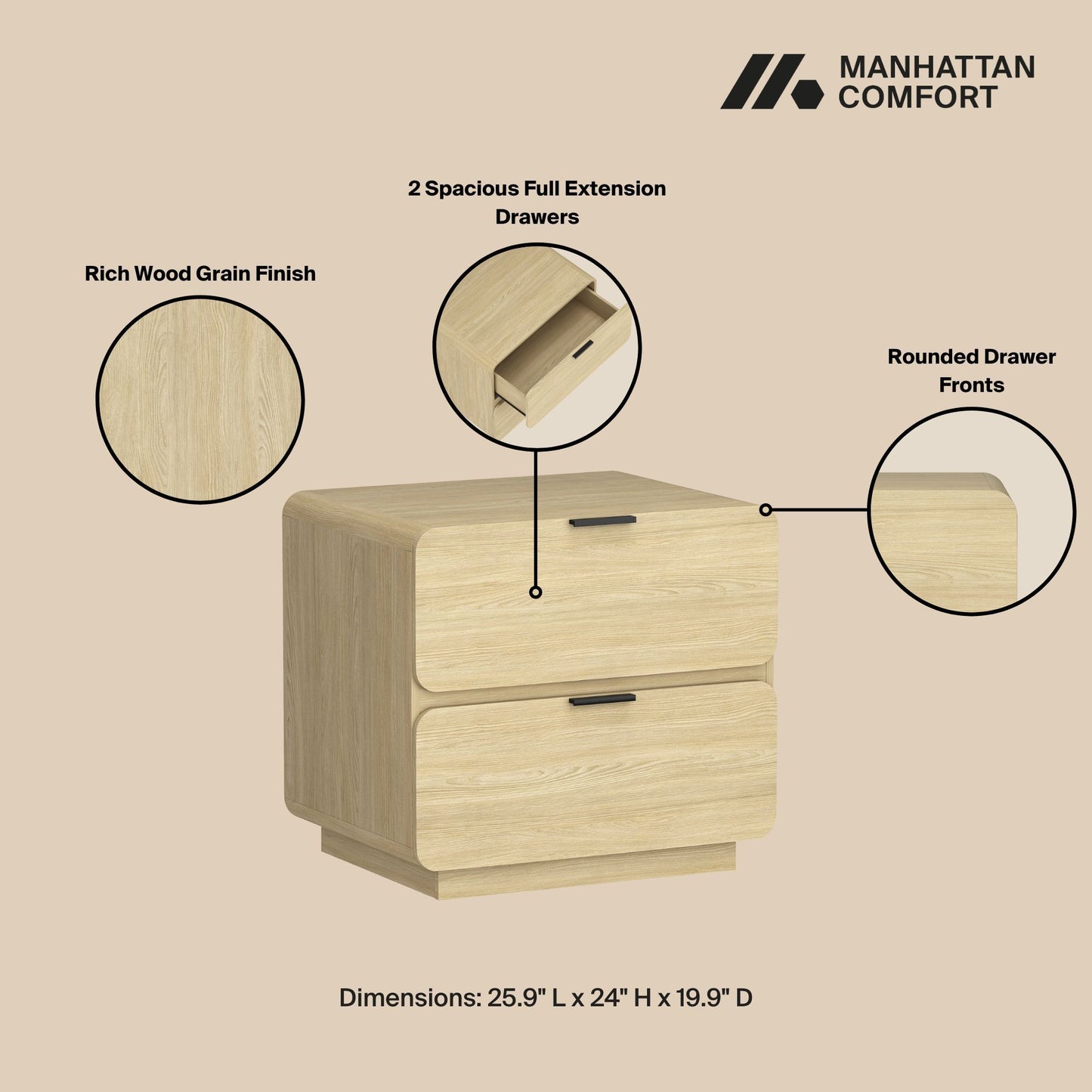 Manhattan Chrystie - Nightstand
