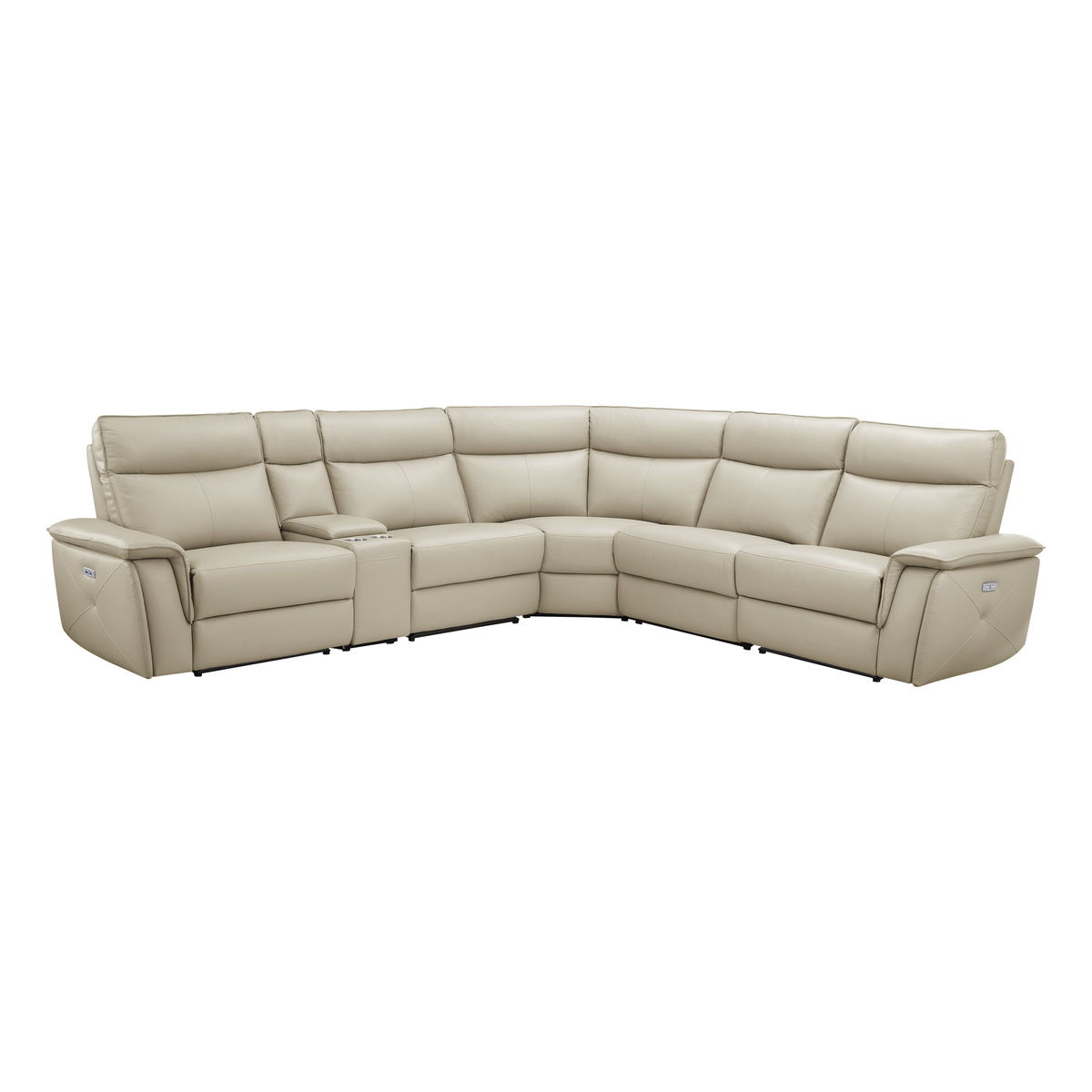 Maroni 6-Piece Modular Power Reclining Sectional with Power Headrests
