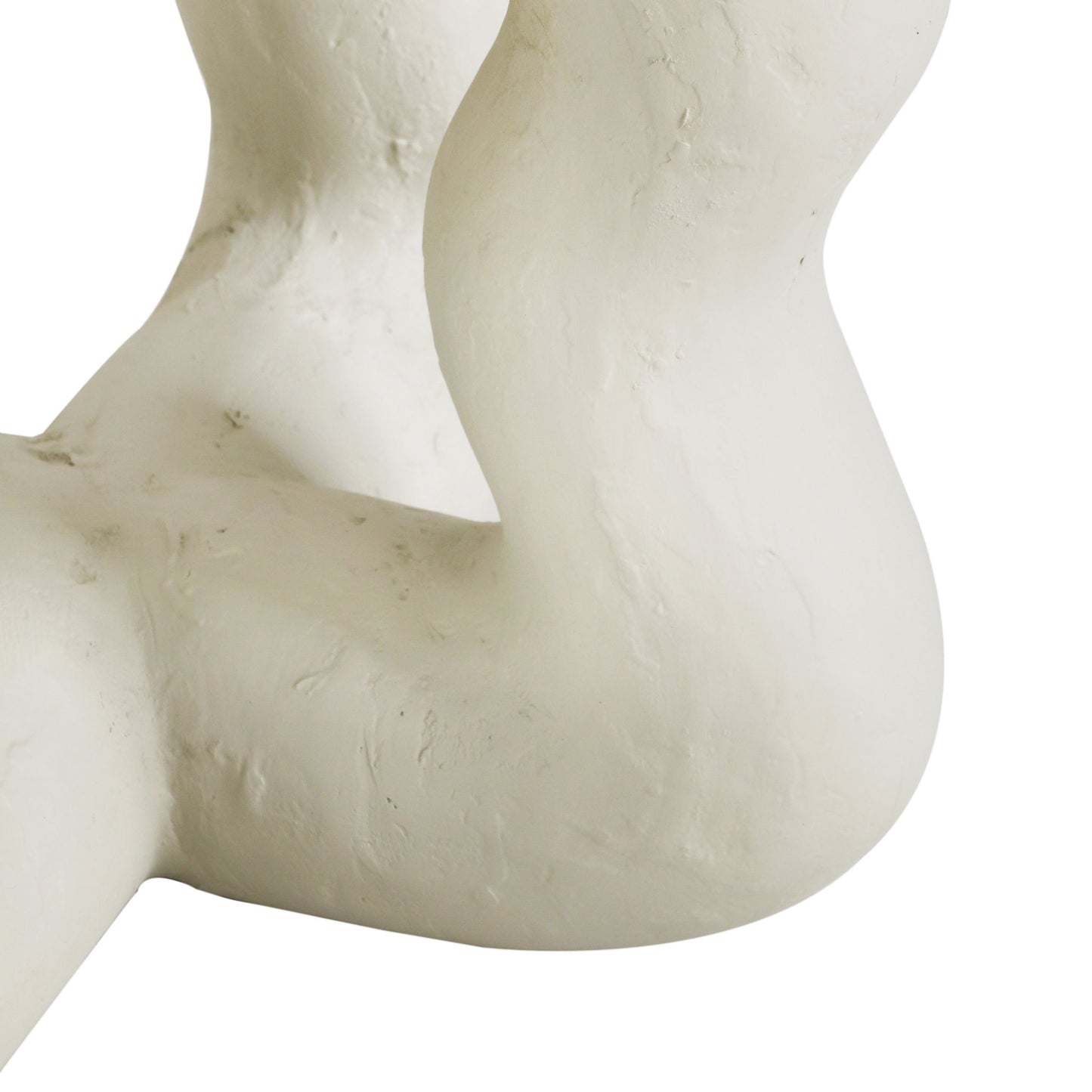 Maddie - Textured Side Table - Cream