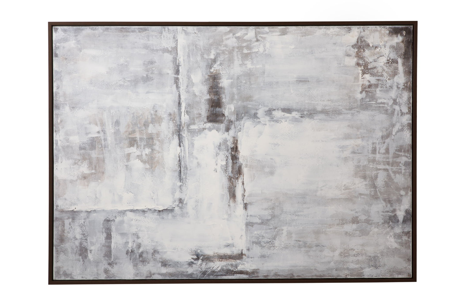 Triad Framed Canvas - Gray