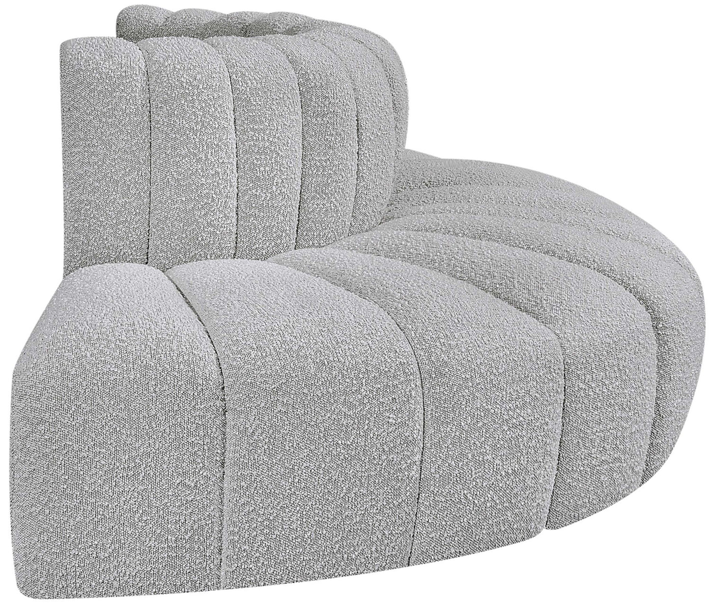 Arc - Boucle Fabric 4 Piece Modular Sofa