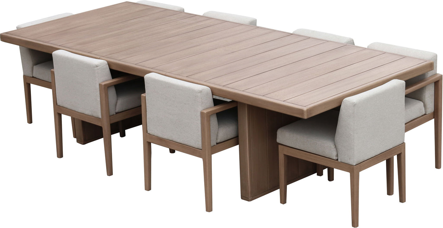Solace - Acacia Wood Outdoor Patio Dining Table - Natural