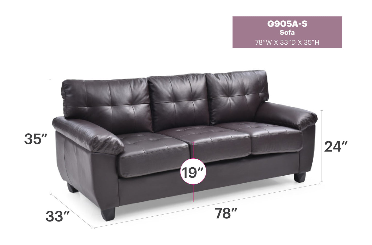 Glory Furniture - Gallant - Sofa