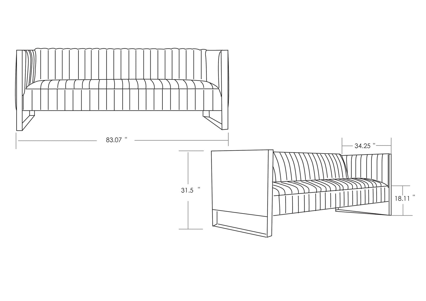 Manhattan Trillium - Sofa
