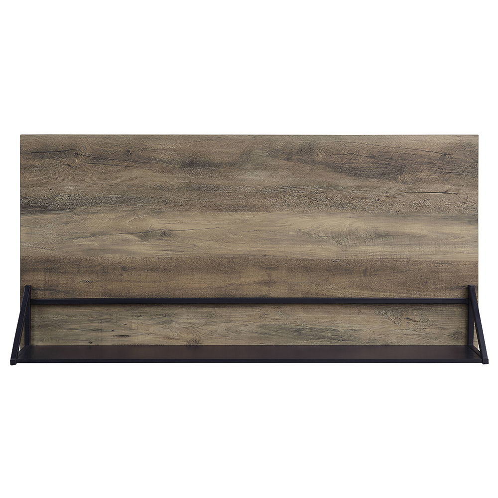 Garima - Writing Desk - Rustic Oak & Black
