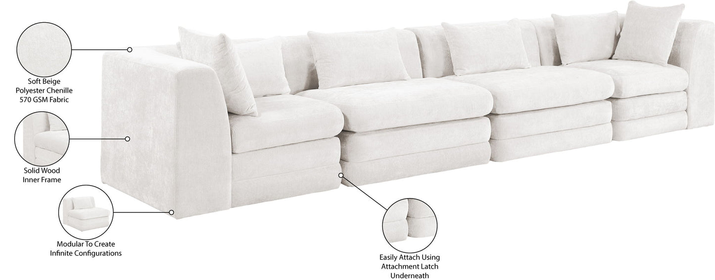 Stellar - 4 Piece Upholstered Modular Sectional