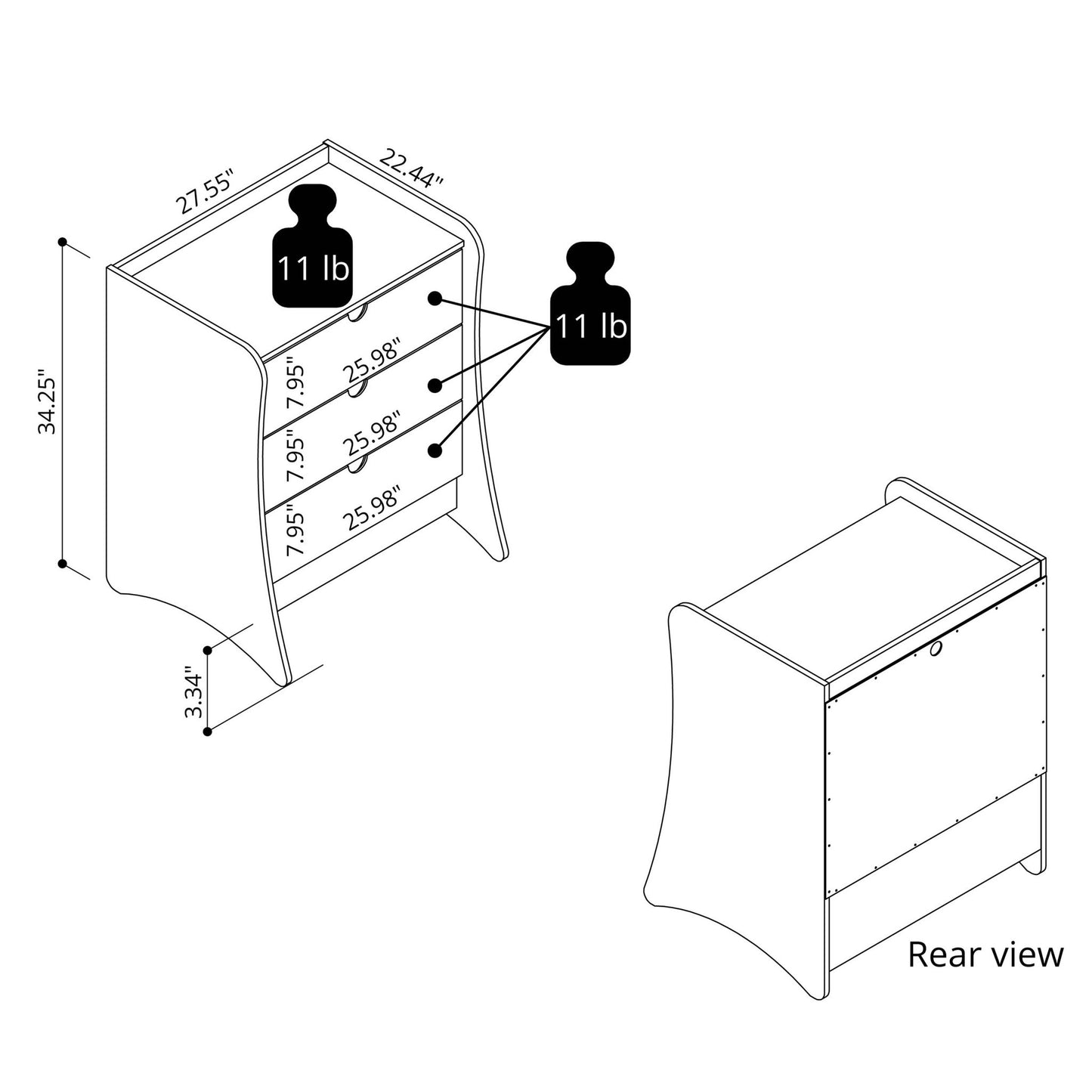 Manhattan Coney - Nightstand