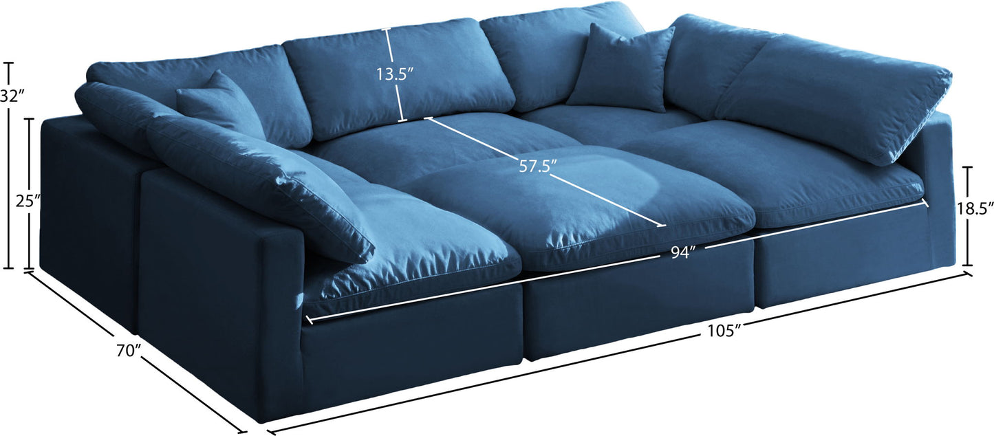 Plush - 6 Piece Modular Sectional