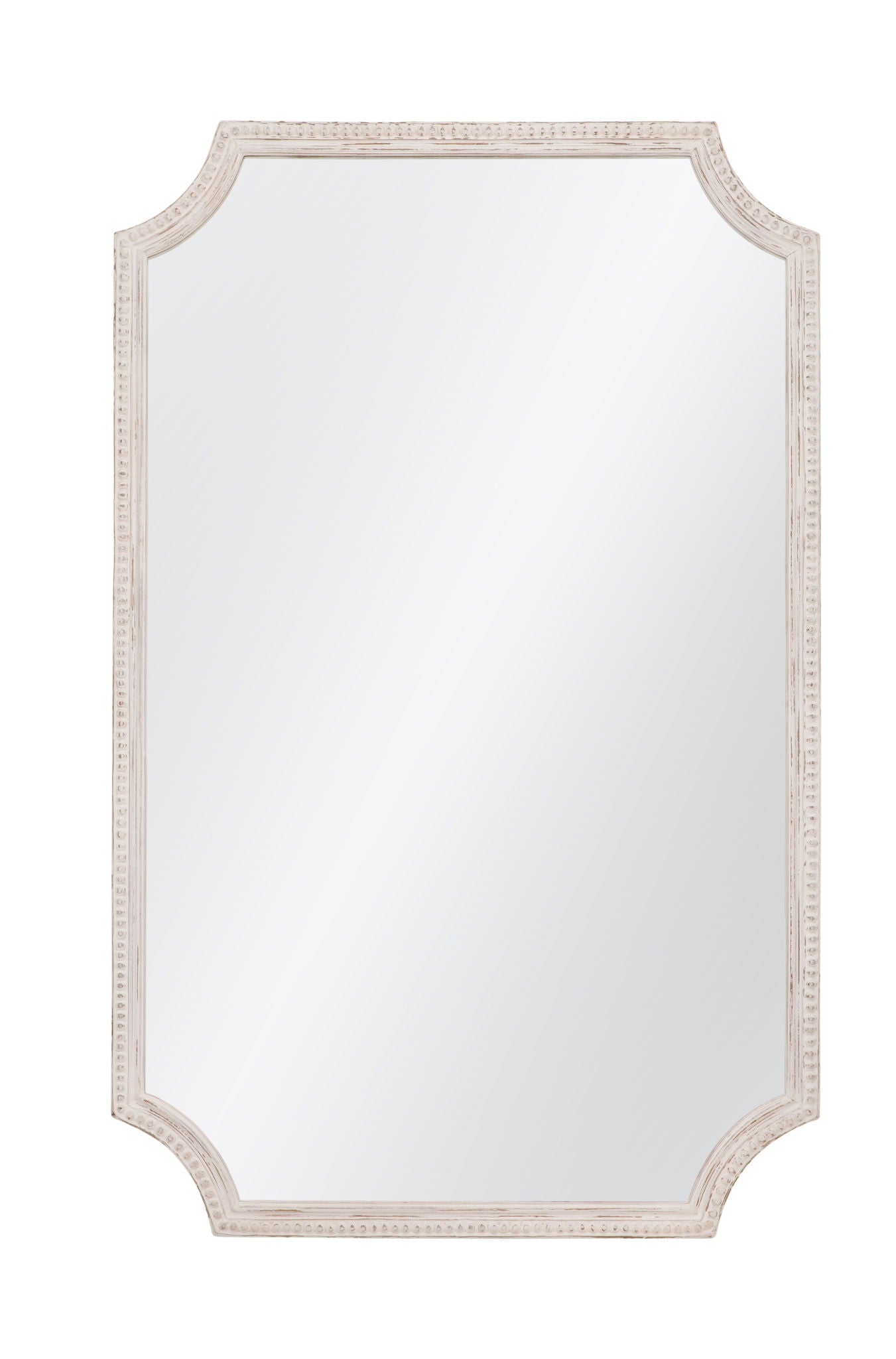 Hendrix - Wall Mirror - Distressed White