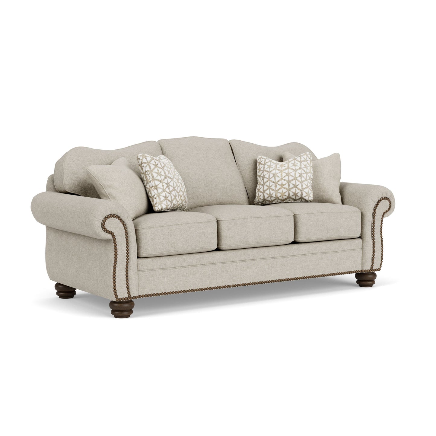 Bexley - Fabric Sofa, Nailhead Trim