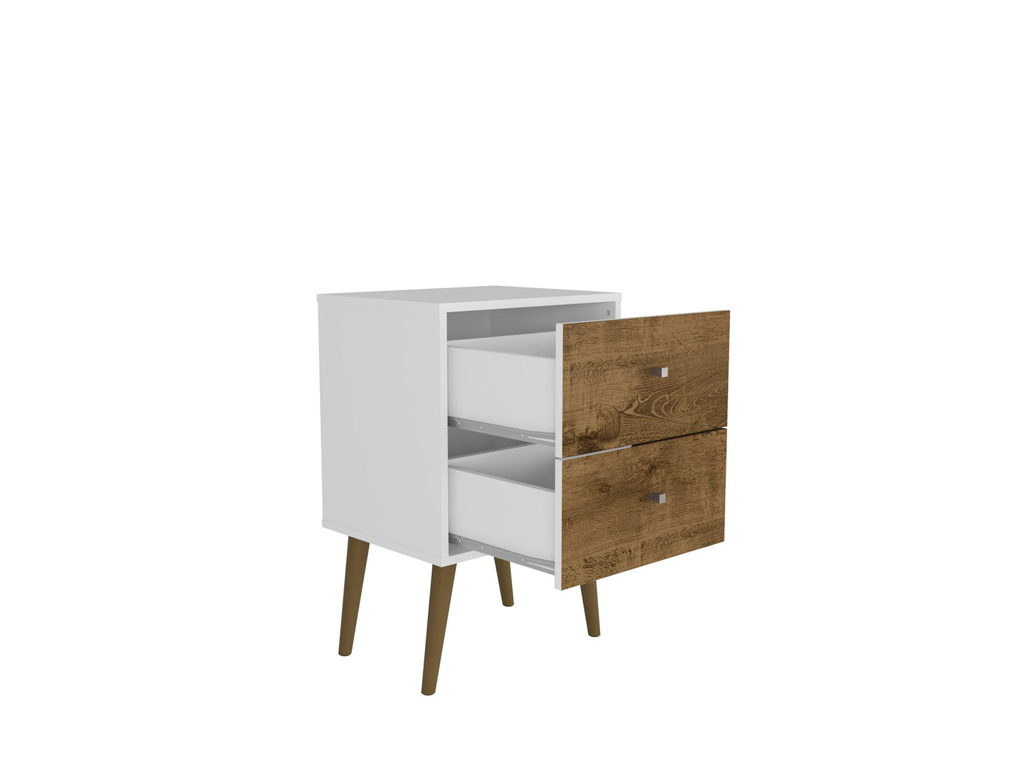 Manhattan Liberty - Nightstand Wtth White Frame