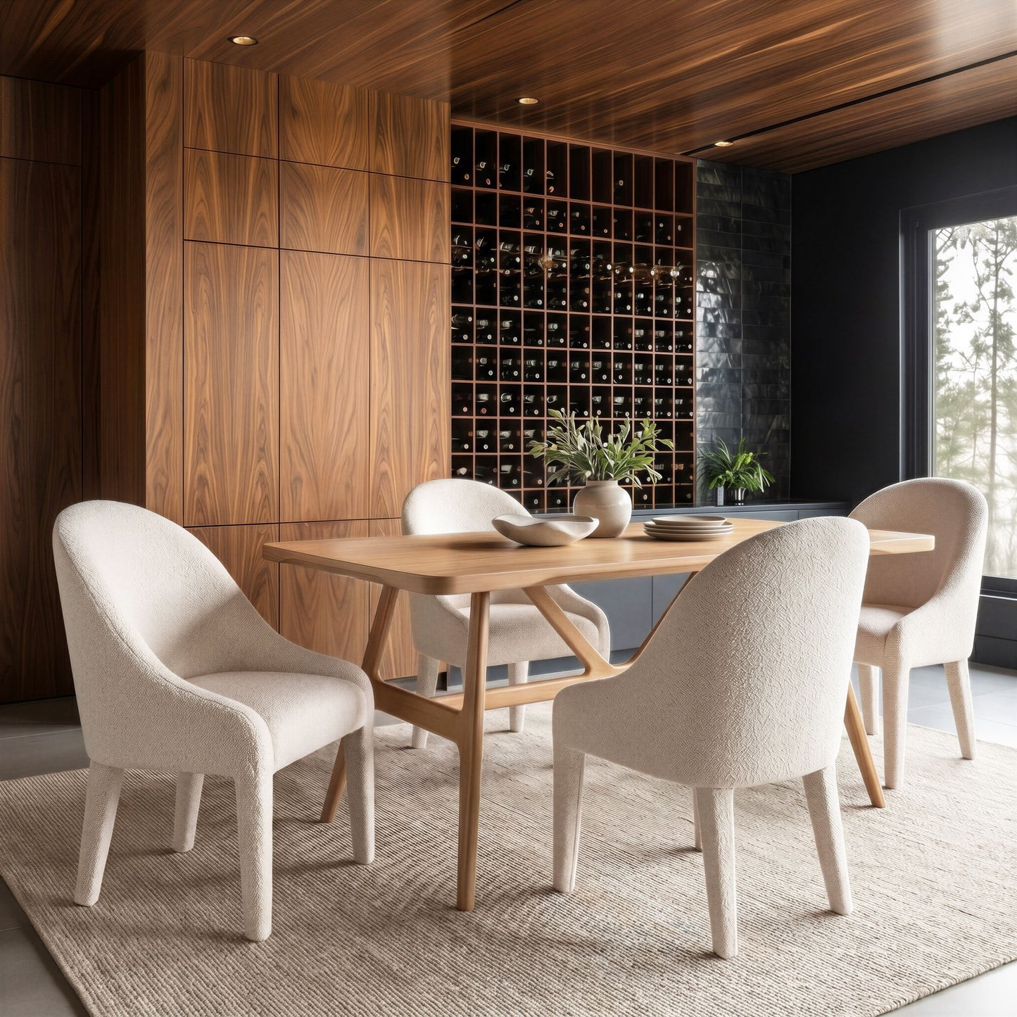 Domo - Dining Chair - White / Ivory