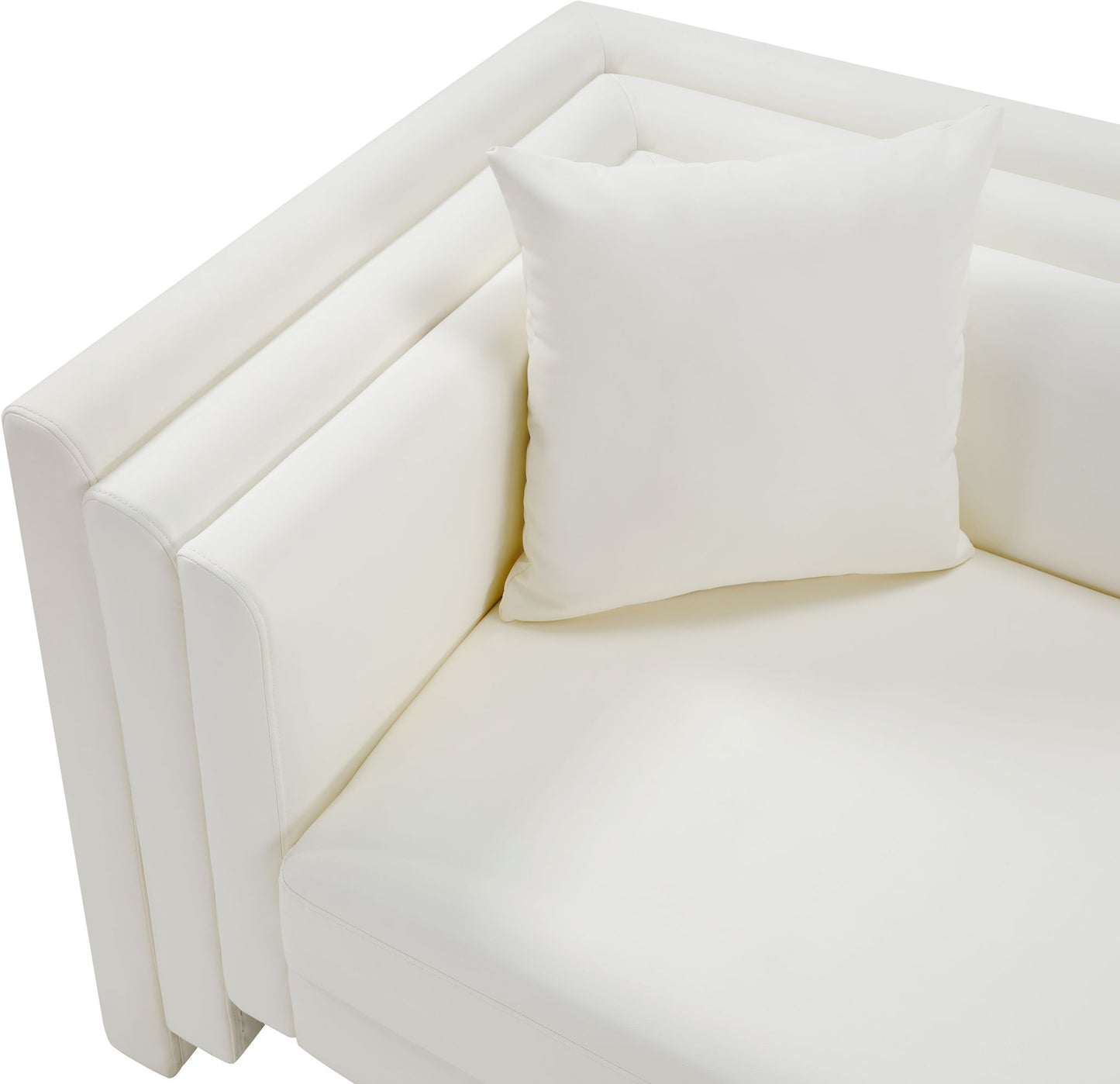 Everett - Vegan Leather Upholstered Sofa