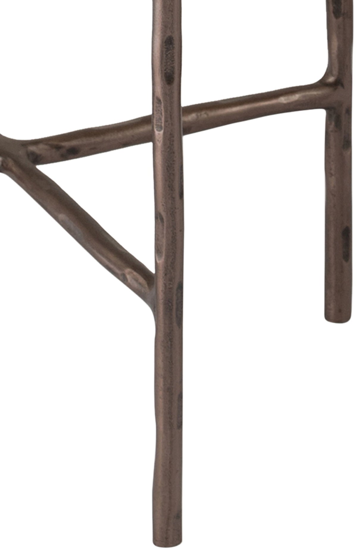 Vetra - Iron Base Bunching End Table - Bronze