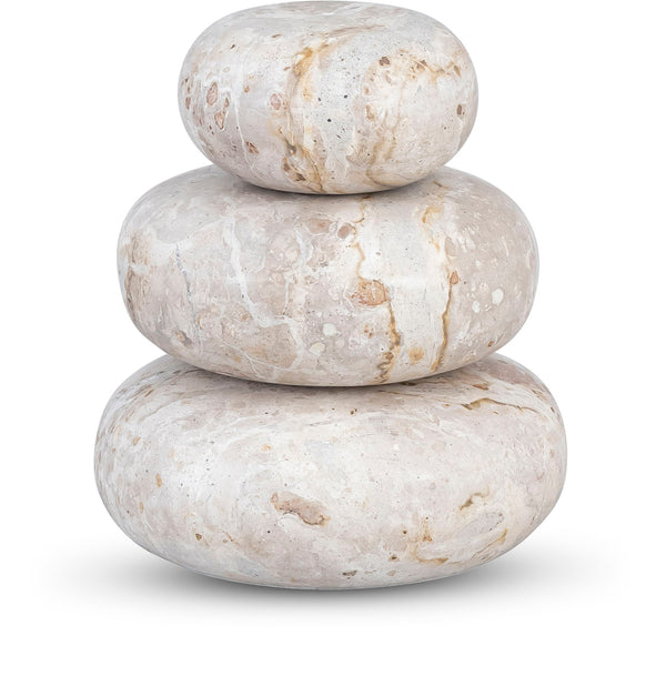 Pumpkin - 3 Piece Marble Decorative Object