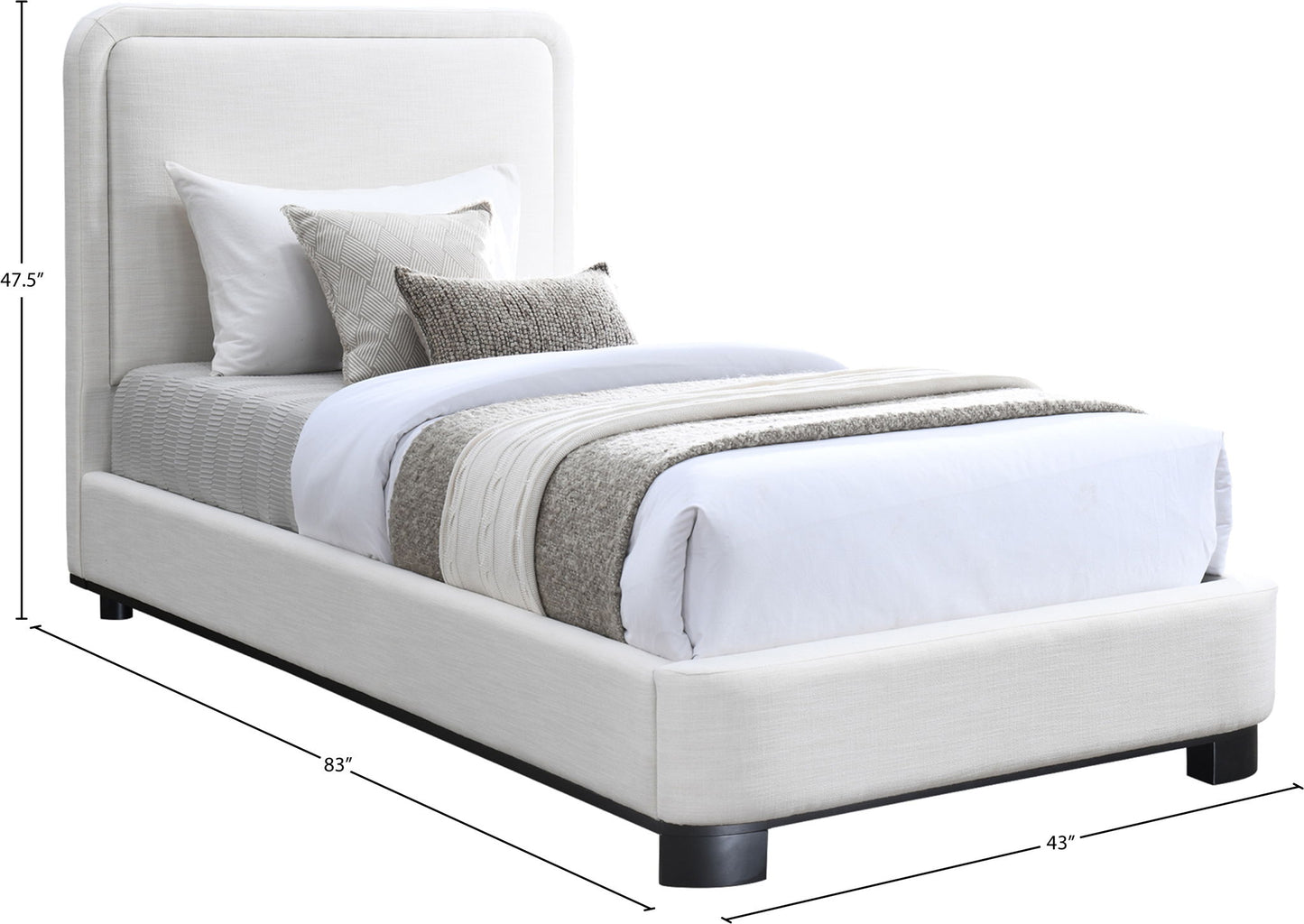 Nolita - Bed With Black Base