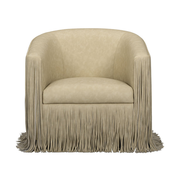 Shag Me - Vegan Leather Swivel Chair