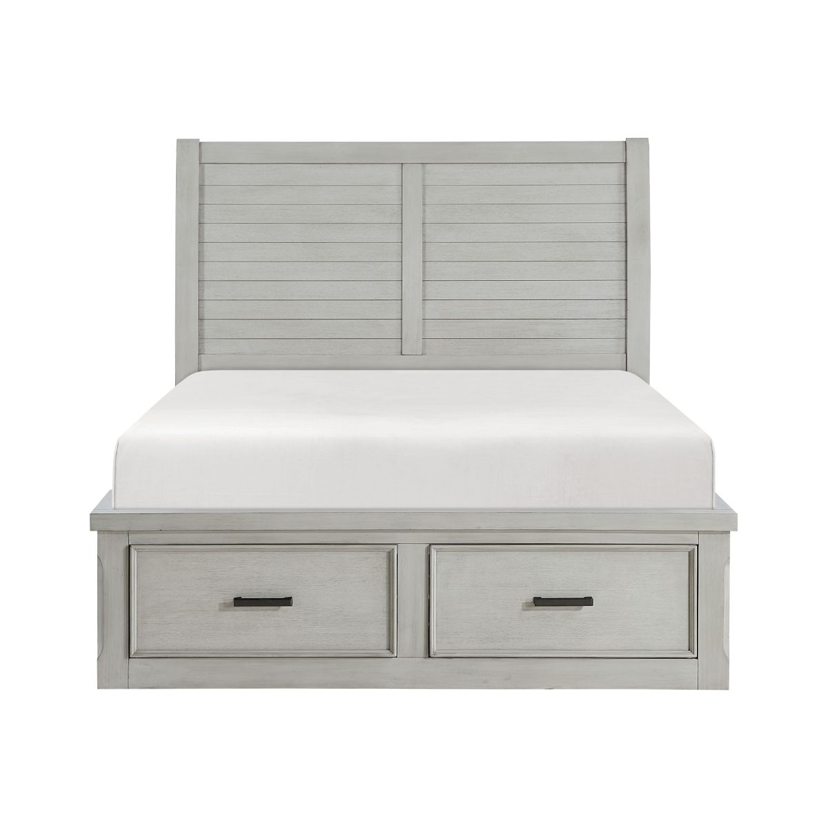 Willowbrook Queen Platform Bed with Storage Footboard and Side Rails