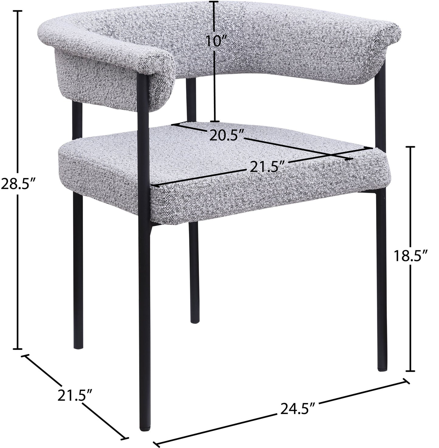 Malin - Boucle Dining Chair (Set of 2)