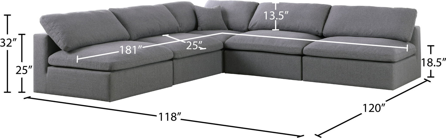 Serene - 5 Piece Modular Sectional