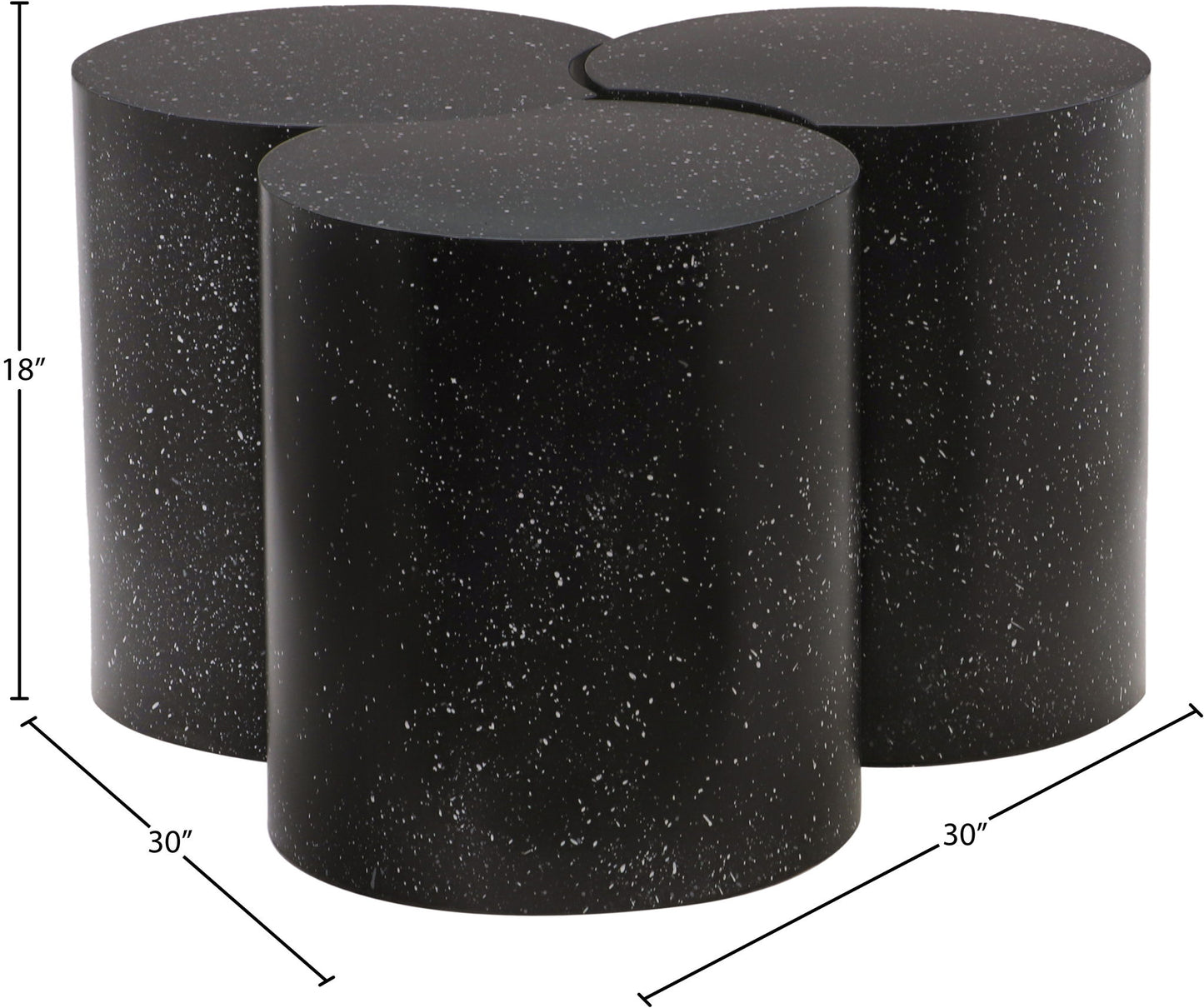 Dimple - 3 Piece Modular Coffee Table - Terazzo Finish