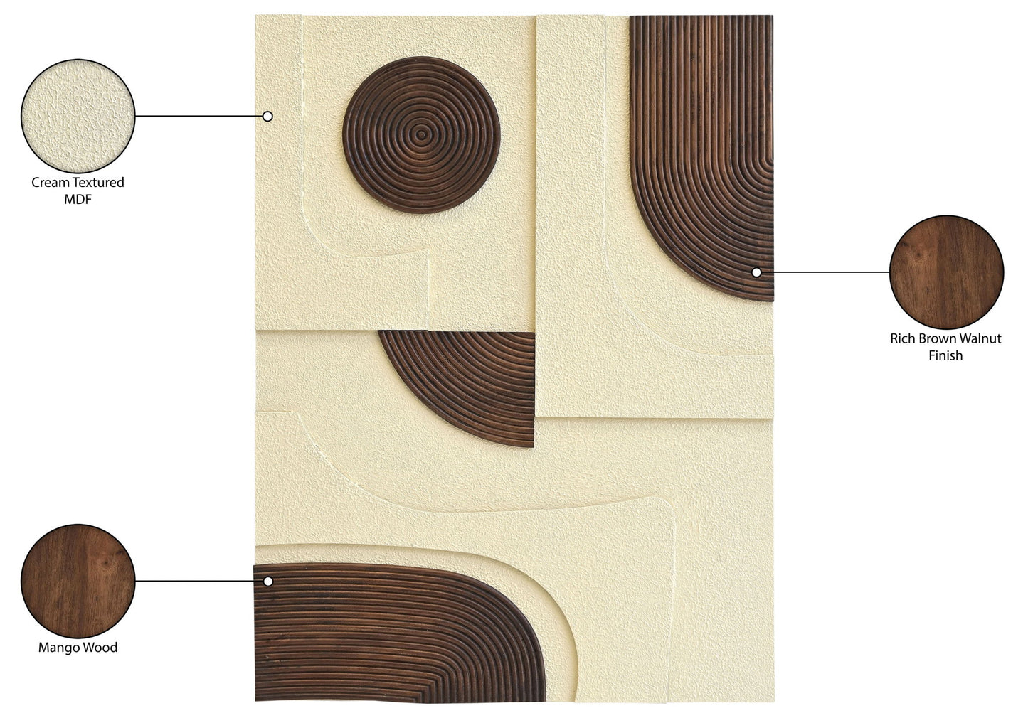 Element - Mango Wood Wall Decor