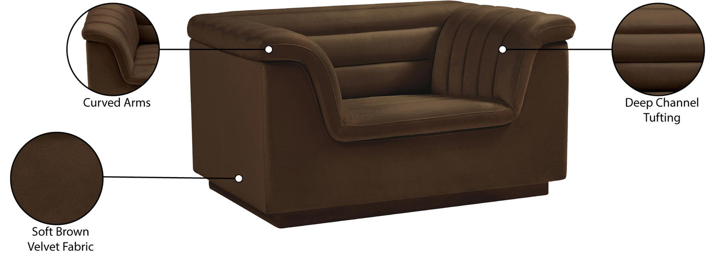 Cascade - Velvet Chair