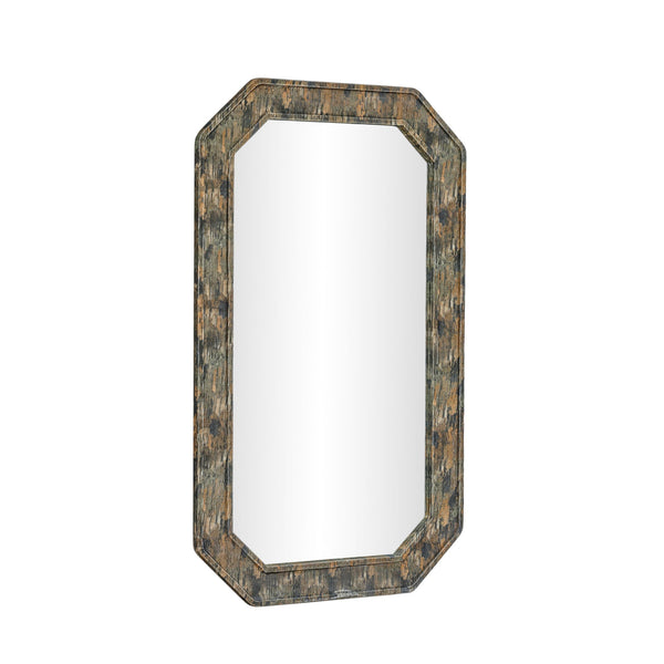 Charlene - 35" x 59" Jewel Wall Mirror - Watercolor Print