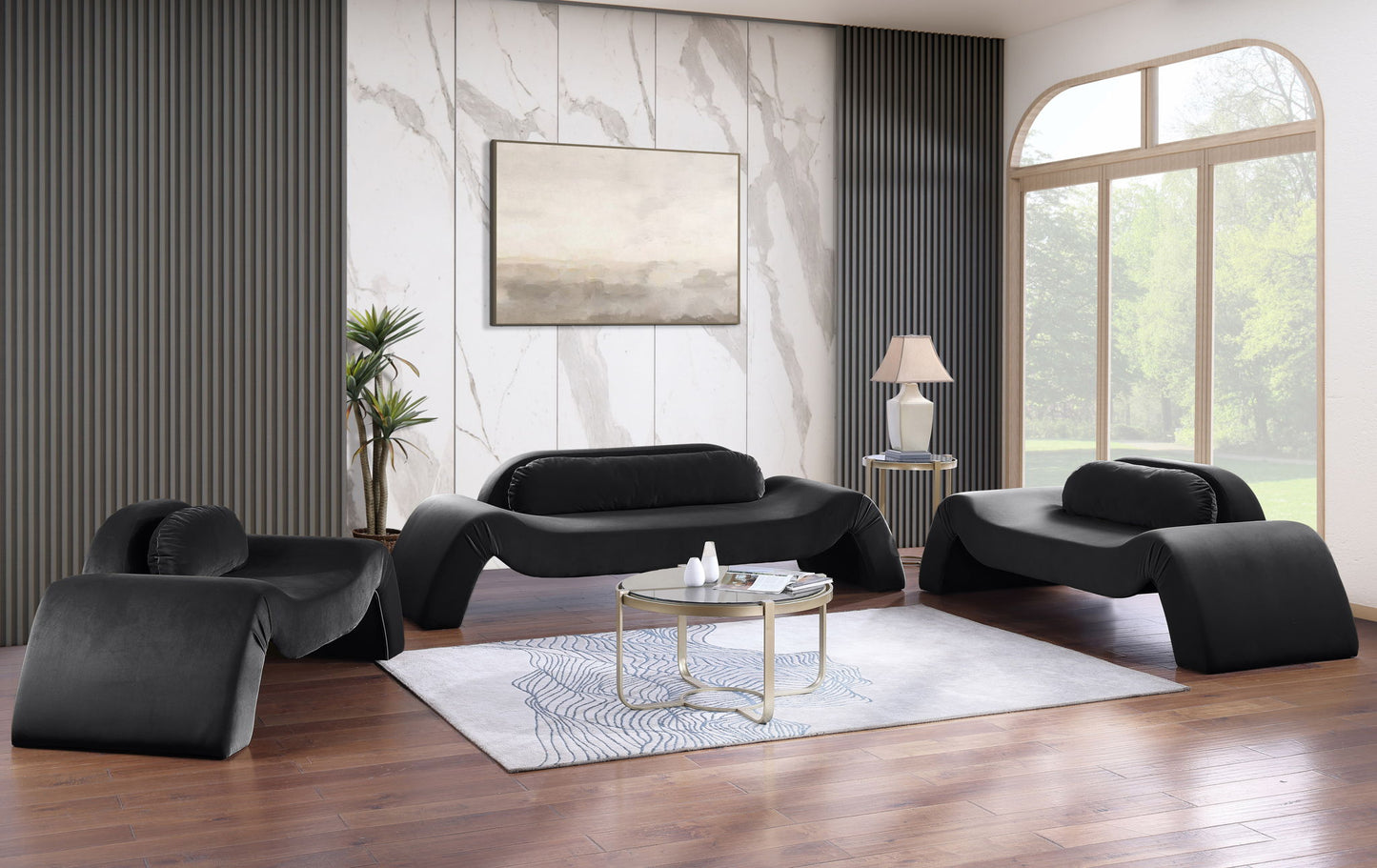 Austin - Velvet Loveseat