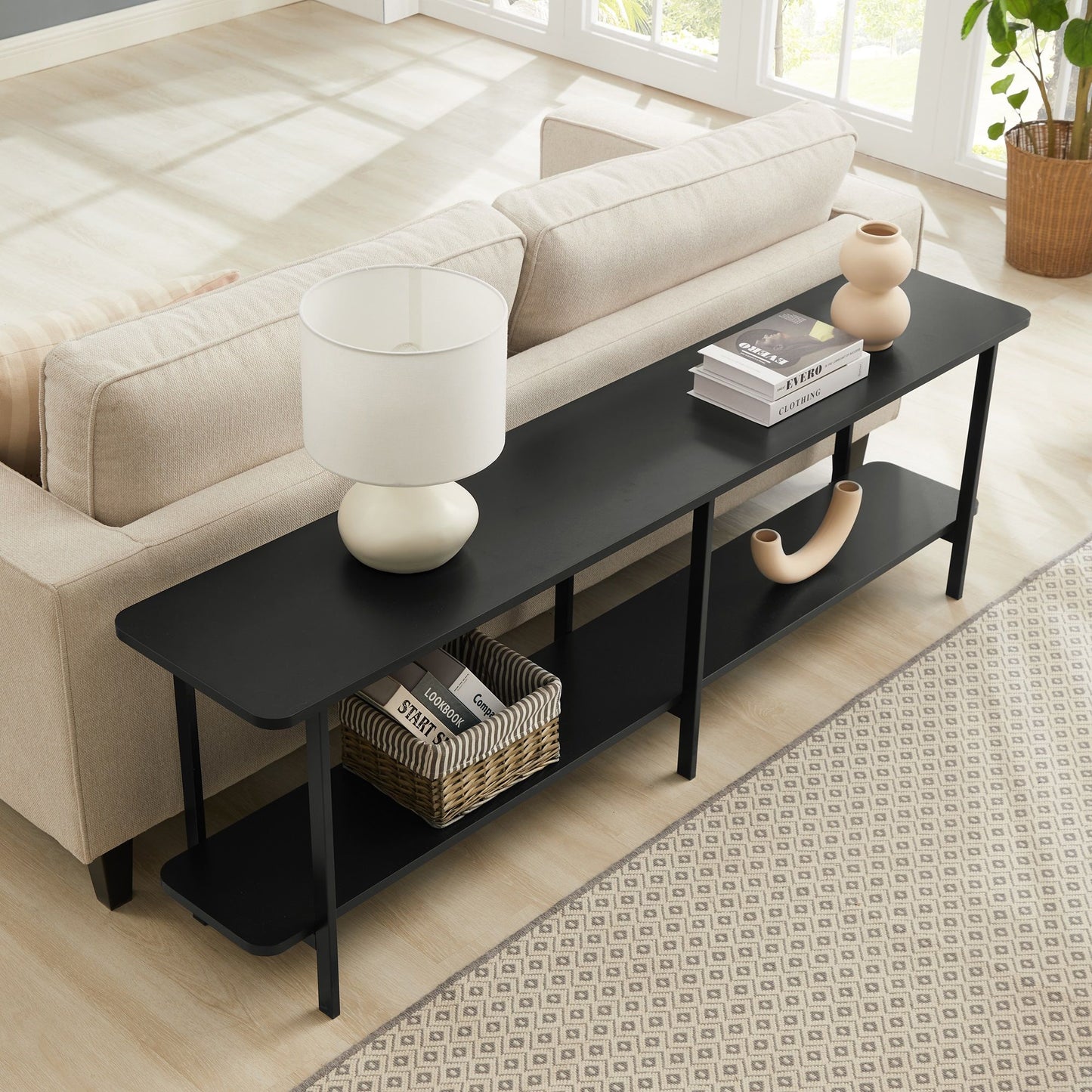 Celine - Console Table - Black