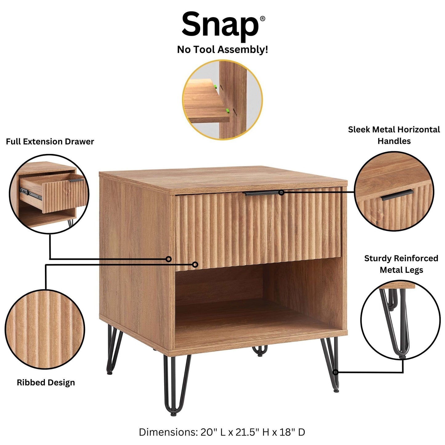 Manhattan Dumbo - Nightstand