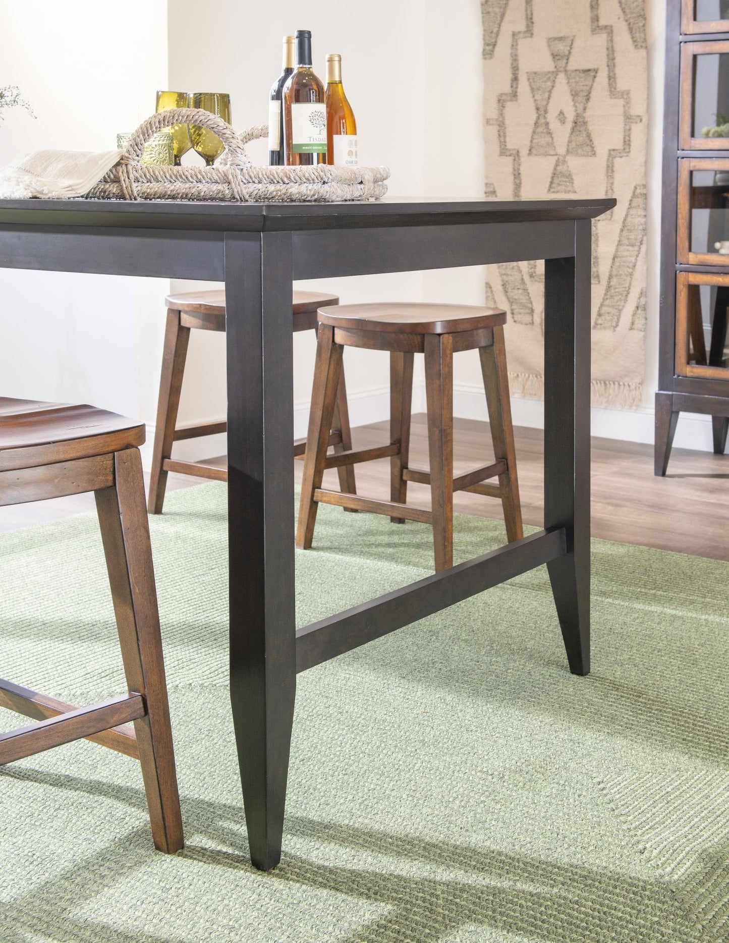 Fenmore - Counter Height Table - Mocha And Distressed Cherry
