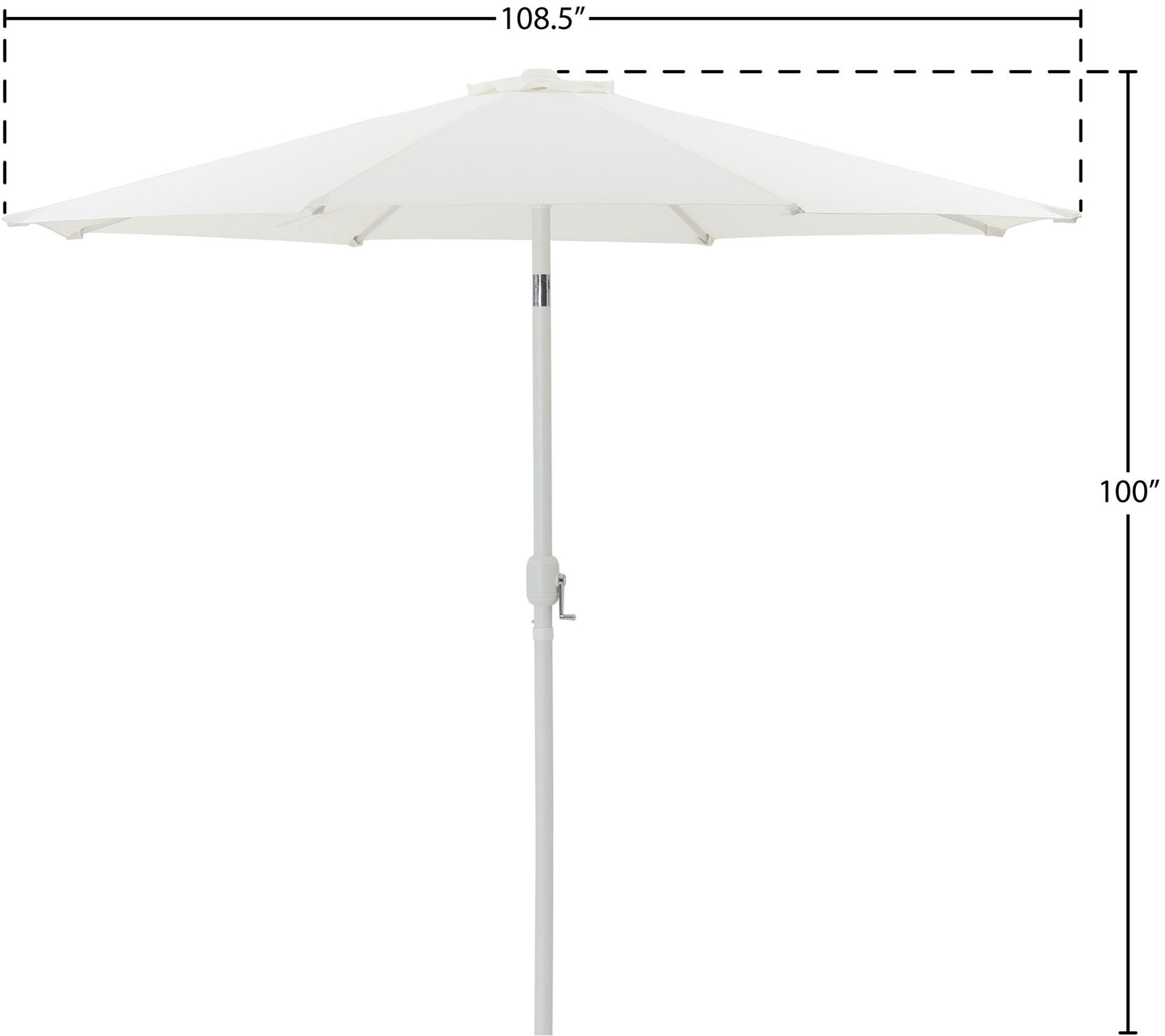 Fiji - Patio Umbrella With White Pole