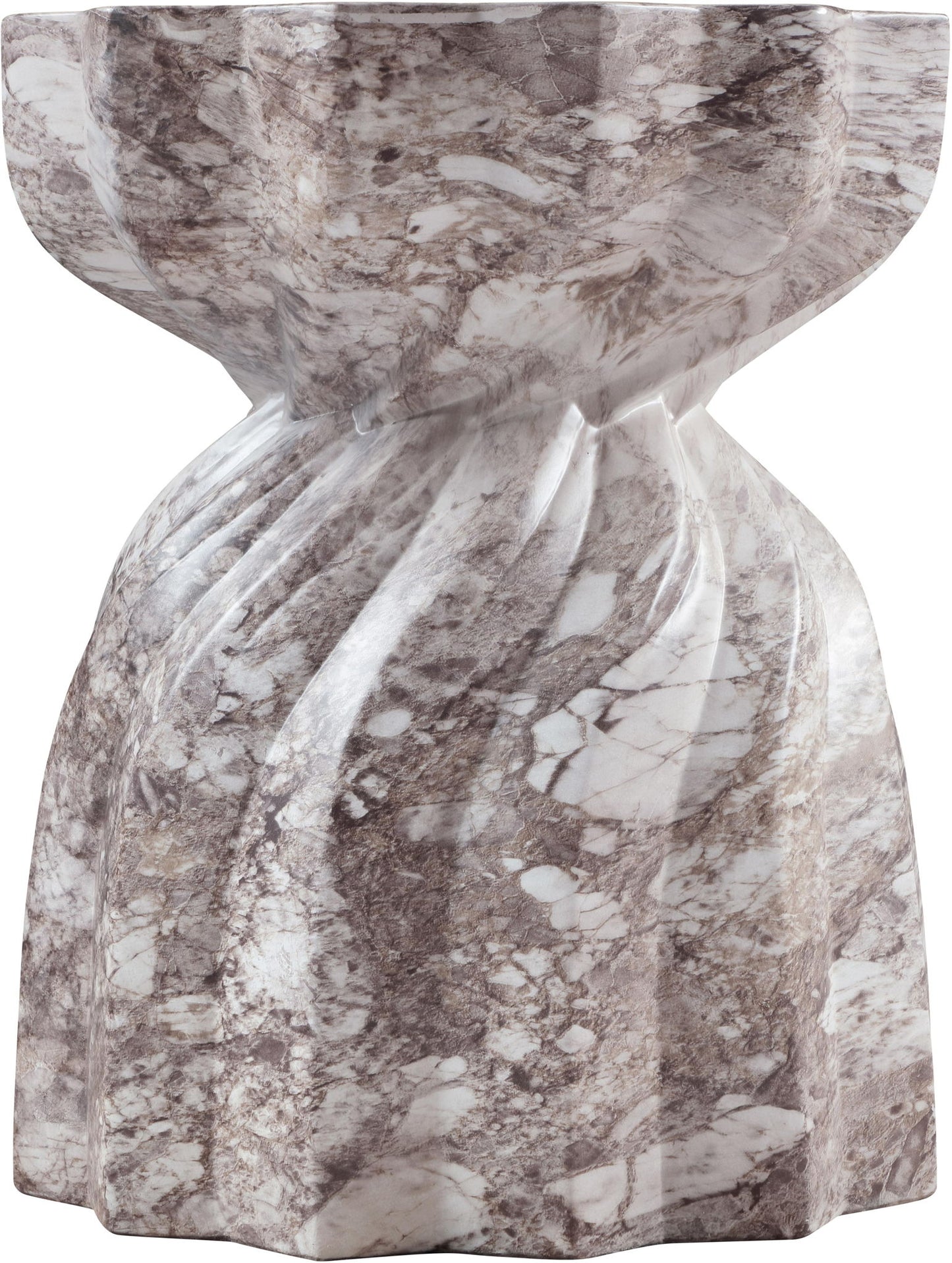 Caserta - Marble Finish Concrete End Table