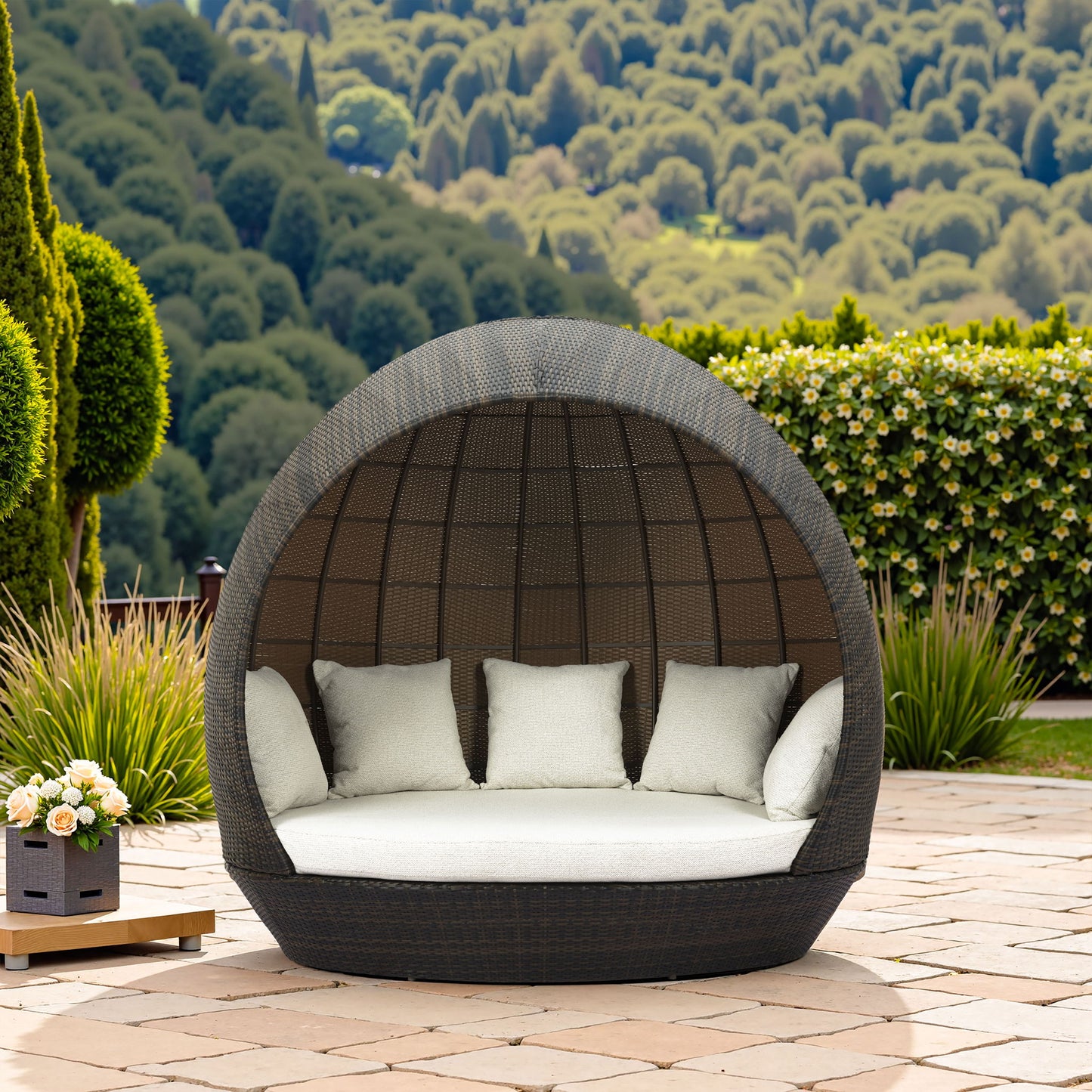 Marisol Beach - Daybed - Brown / Beige