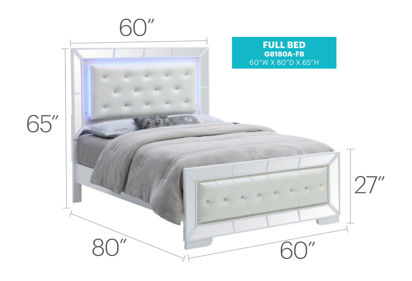 Glory Furniture - Hollywood Hills - Bed