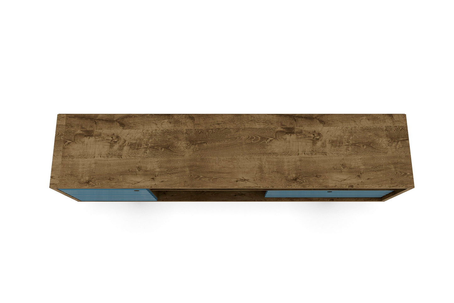 Manhattan Liberty - 71" TV Stand With Rustic Brown Frame
