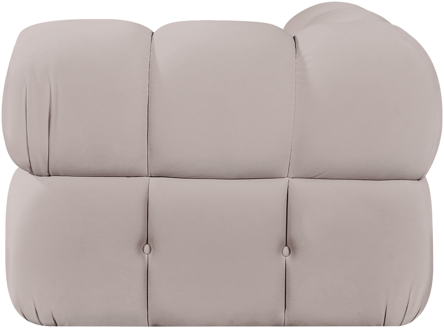 Orin - Velvet Performance Fabric Upholstered Modular Corner Chair