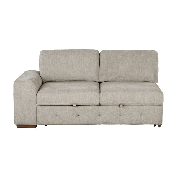 Raife 4-Piece Sectional with Right Chaise and Pull-out Bed