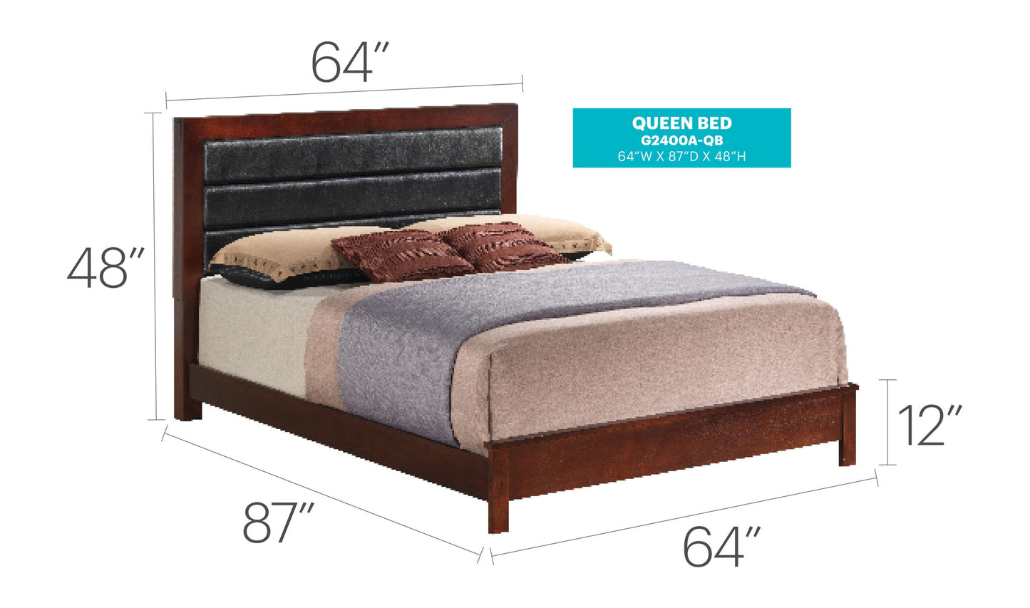 Glory Furniture - Burlington - Upholstered Bed