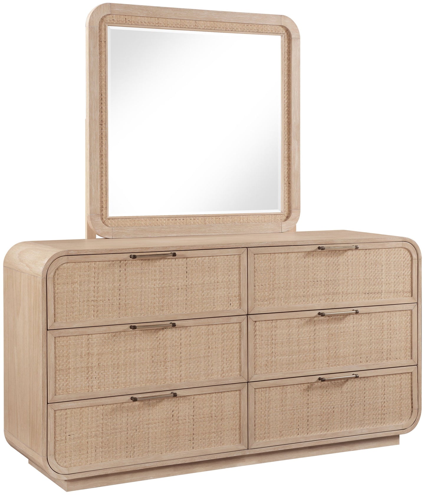 Windsor - Rubberwood Mirror - Natural