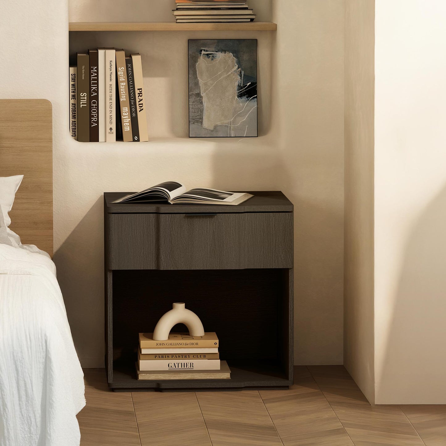 Manhattan Clive - 1-Drawer Accent Nightstand