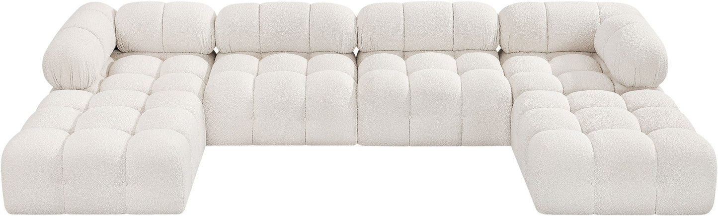 Ames - 6 Piece Fabric Modular U-Shaped Sectional