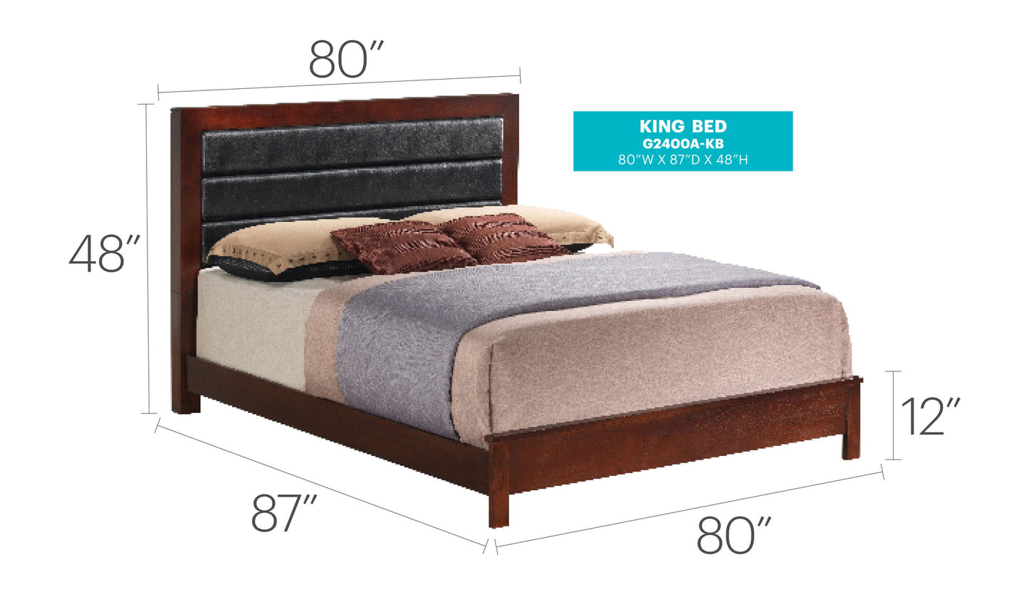 Glory Furniture - Burlington - Upholstered Bed
