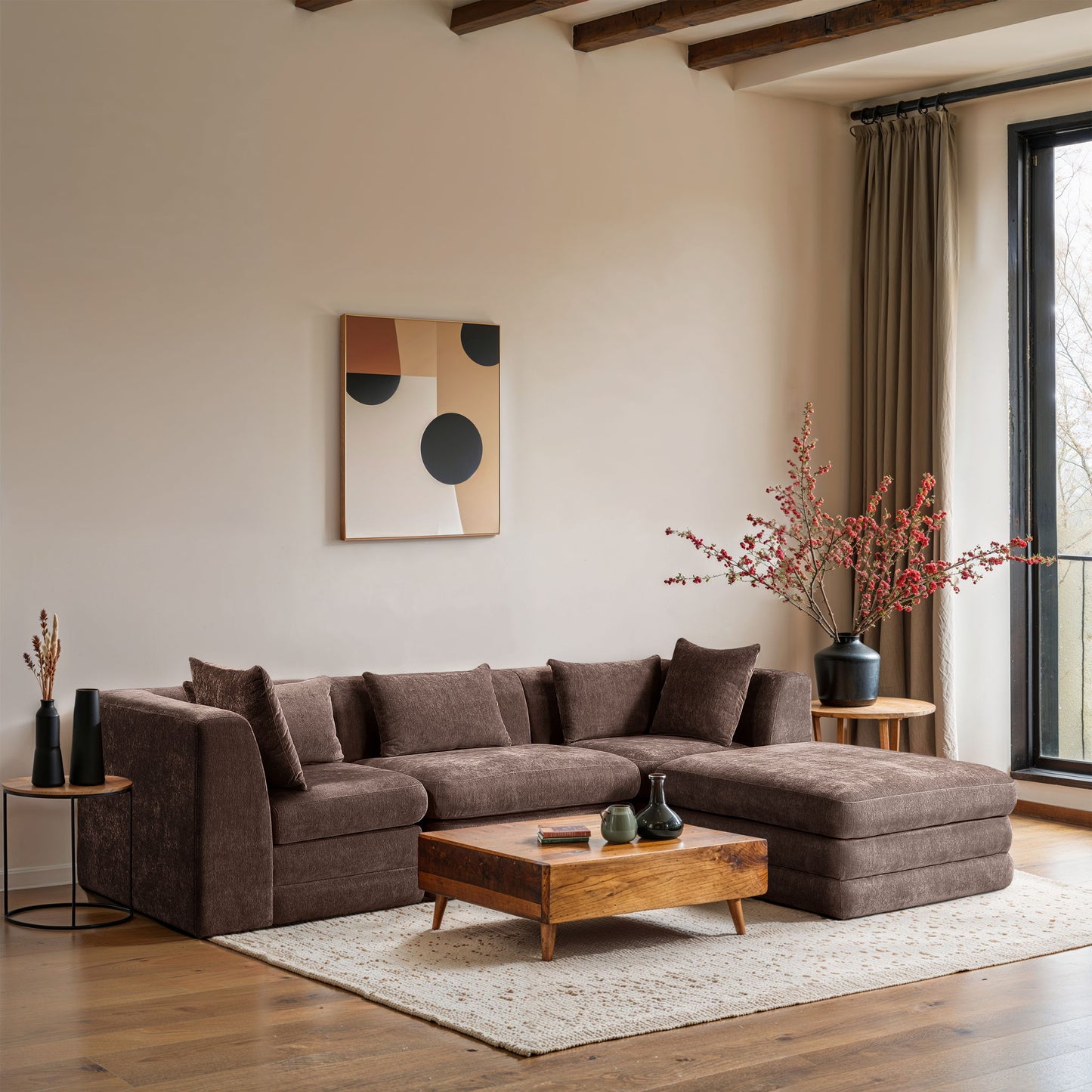 Stellar - 4 Piece Upholstered Modular Sectional