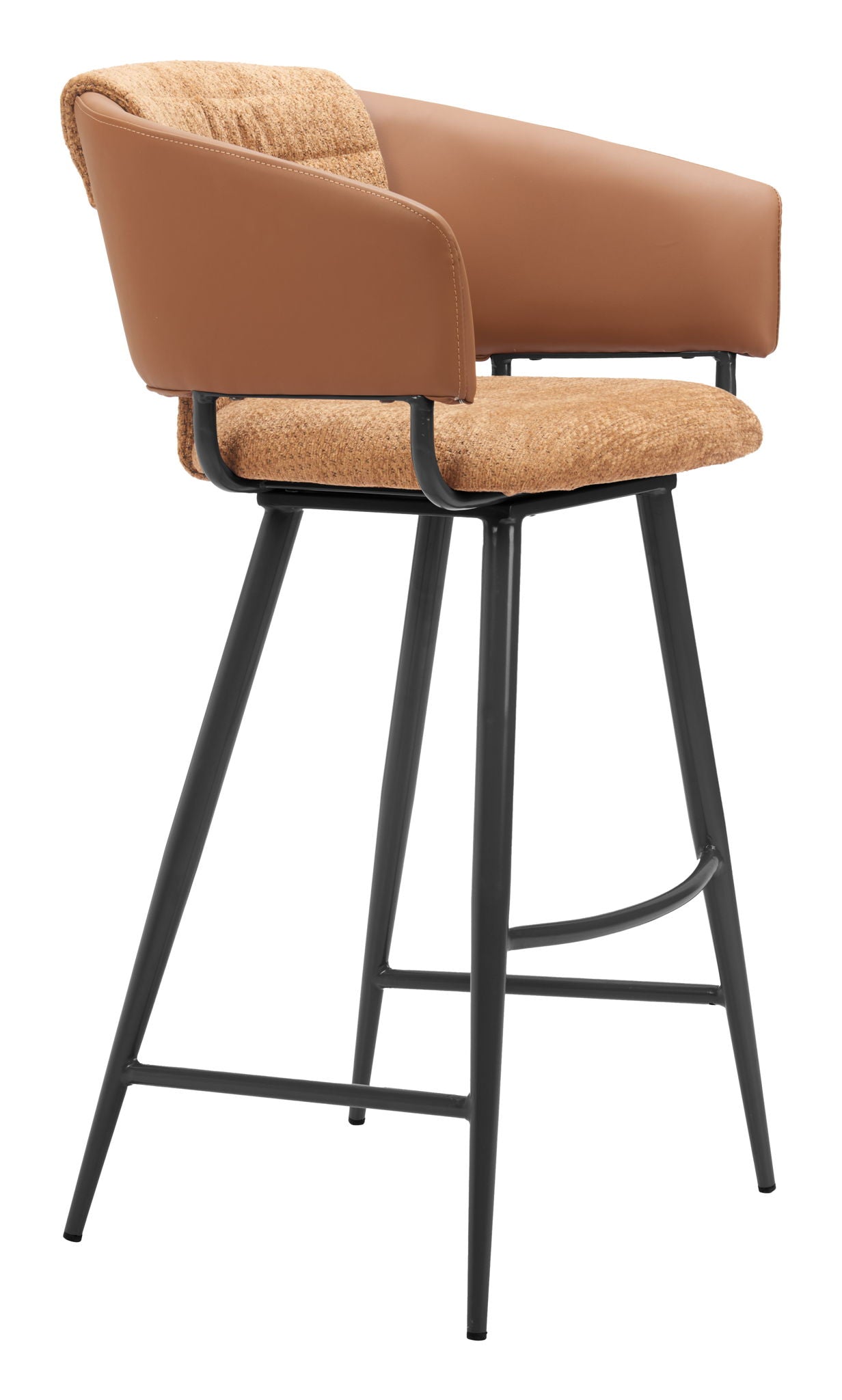 Juno - Barstool (Set of 2) - Brown