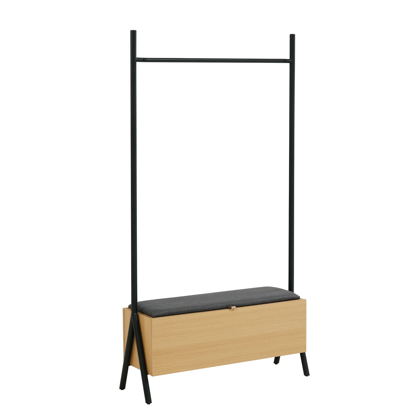 Paloma - Open Hanging Closet - Light Oak